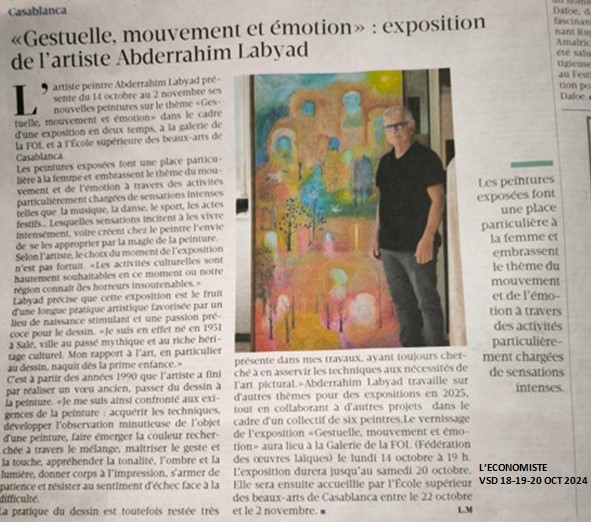 EXPOSITION A LA GALERIE DE LA FOL